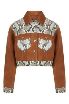 Giuseppe Zanotti | Giuseppe Zanotti Panelled Cropped Jacket