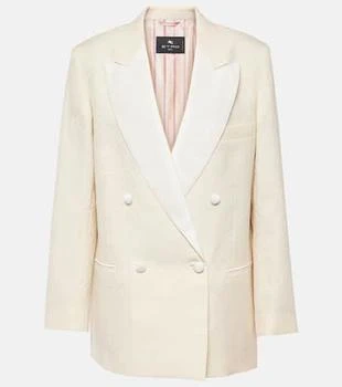 ETRO | Floral cotton and wool jacquard blazer