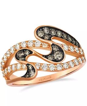 Le Vian | Vanilla Diamond ( 0.53 ct. t.w.) and Chocolate Diamond (0.29 ct. t.w.) Ring in 14K Strawberry Gold