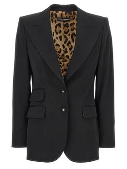 Dolce 
Gabbana | Dolce 
Gabbana Single-Breasted Blazer
