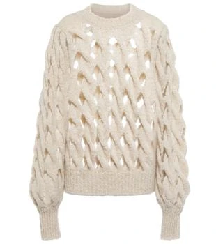 Isabel Marant | Eggie open-knit mohair wool-blend sweater