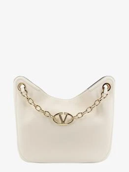 Valentino | Leather shoulder bag with vlogo signature detail