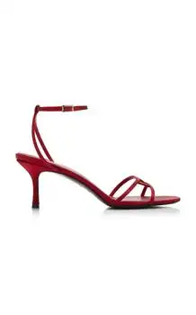 Jimmy Choo | Jimmy Choo 1998 Leo Satin Sandals - Moda Operandi