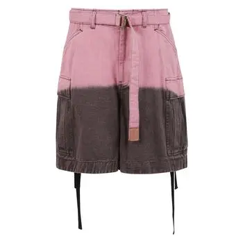 Sacai Garment-Dyed Drawstring Shorts