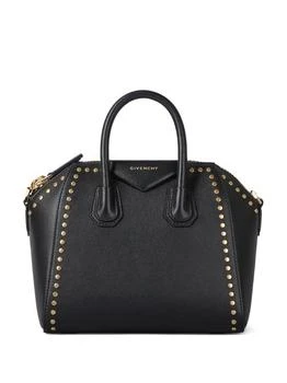 Givenchy | Women's Mini Antigona Bag In Box Leather With Studs Detail