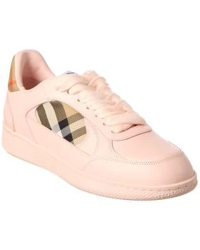 Burberry | Terrace Check Canvas
Leather Sneaker