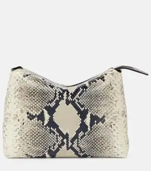 Khaite | Lina snake-effect leather crossbody bag