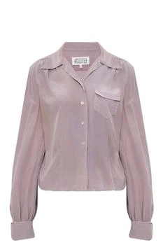 MAISON MARGIELA | Maison Margiela Long-Sleeved Satin Shirt