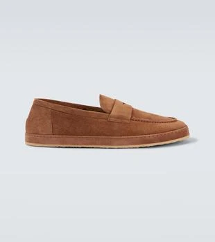 Brunello Cucinelli | Suede penny loafers