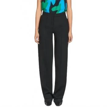 Salvatore Ferragamo | Women
s High Waisted Wool Trouser In Black