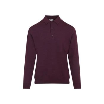 ETRO | Etro Logo Embroidered Knit Polo Shirt