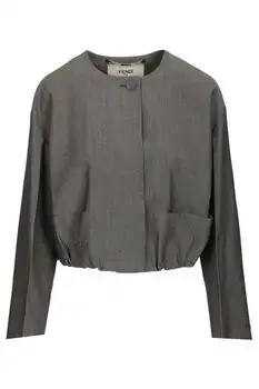 Fendi | Fendi Crewneck Cropped Blazer