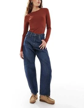 Levi's cinch barrel jeans in dark wash