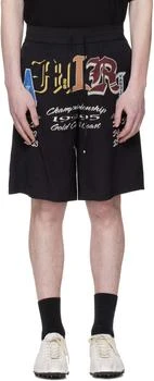 AMIRI | Black Varsity Patch Shorts