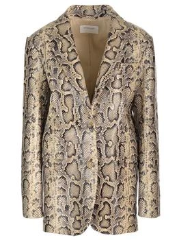 Max Mara | Sportmax Oversized Embossed Leather Blazer