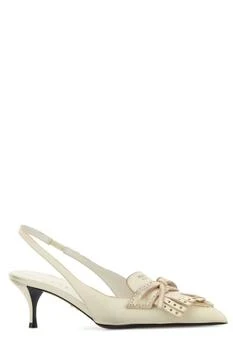 Prada | Prada Bow Slingback Heeled Pumps