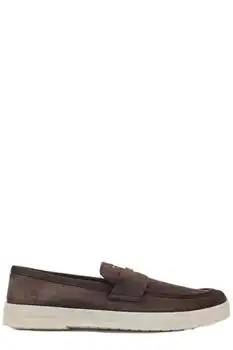 Prada | Prada Logo-Detailed Slip-On Loafers