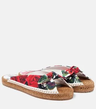 Dolce
Gabbana | Floral espadrille slides