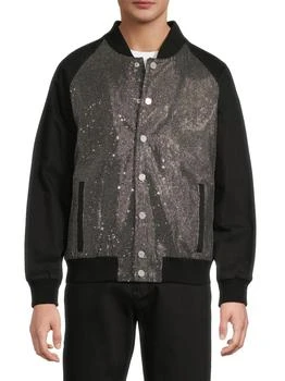 Balmain | ​Embellished Cotton Bomber Jacket
