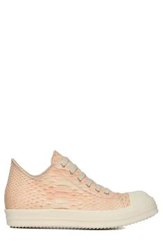 Rick Owens | Rick Owens Round Toe Lace-Up Sneakers