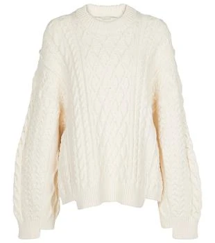Stella McCartney | Aran-knit cotton-blend sweater