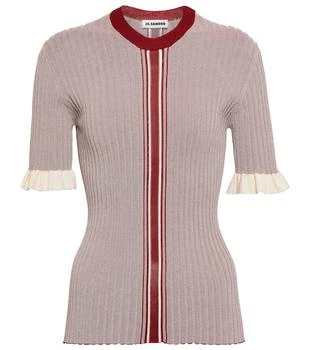 Jil Sander | Striped ribbed-knit top