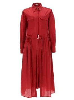 Brunello Cucinelli | Brunello Cucinelli Belted Shirt Dress