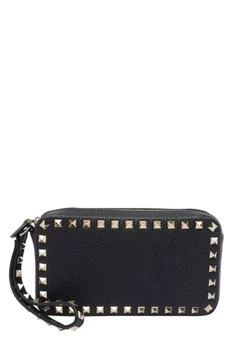 Valentino | Valentino Garavani Rockstud Zip-Up Clutch Bag
