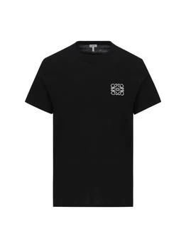 Loewe | Loewe Logo Embroidered Crewneck T-Shirt