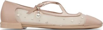 Jimmy Choo | Pink Eleri Ballerina Flats