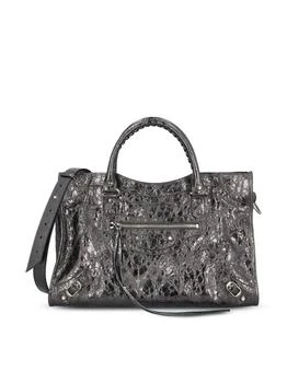 Balenciaga | Balenciaga Metallic Embossed Top Handle Bag