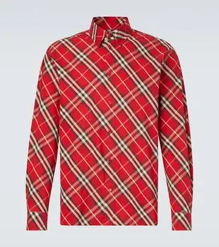 Burberry | Checked cotton shirt