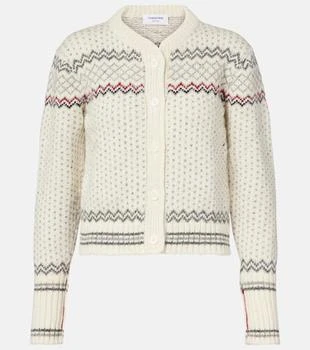 Thom Browne | Fair Isle wool and mohair cardigan